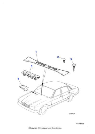 BCC4811 - Jaguar Windscreen finisher