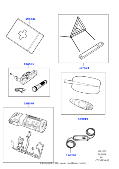 Rechargeable Torch - Pre 18MY