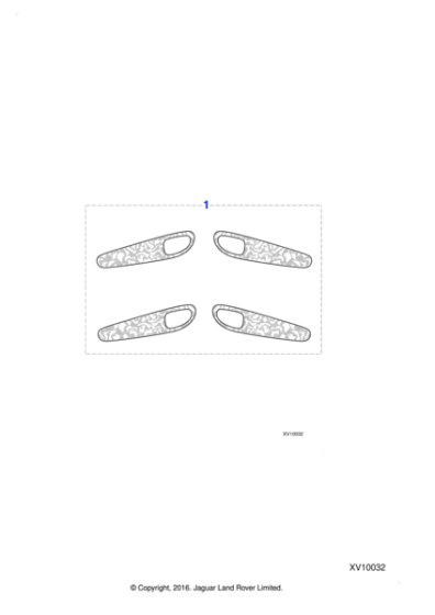 C2C11719 - Jaguar Door veneer panel