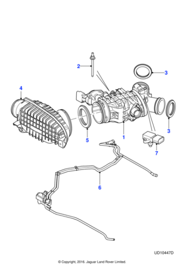 C2S51097 - Jaguar Throttle Body And Motor