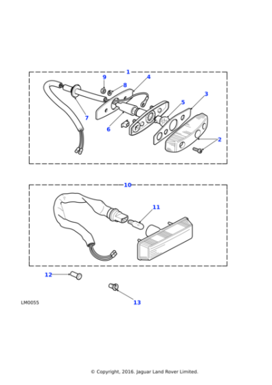 257203 - Land Rover Nut - Hex.