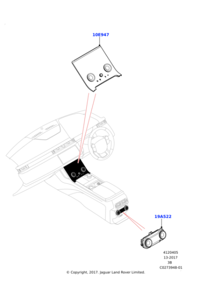 LR134607 - Land Rover Screen