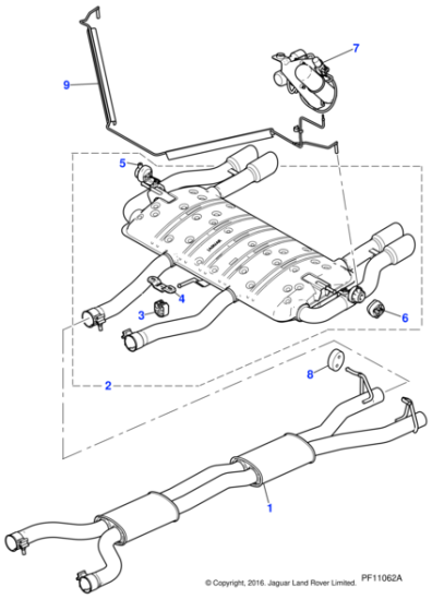 C2P14539 - Jaguar Hose - Vacuum
