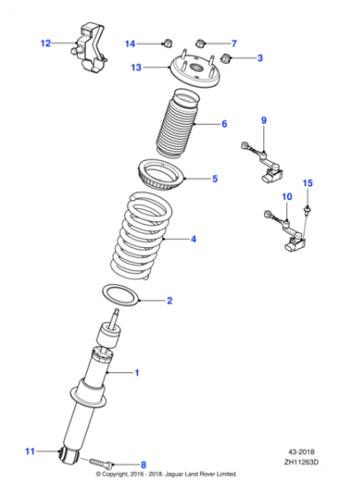 C2Z18563 - Jaguar Shock absorber