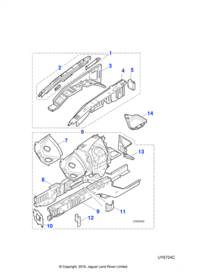 XR850282 - Jaguar Reinforcement