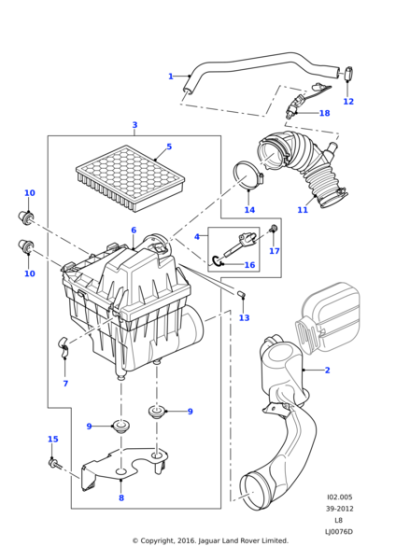 IPN500230 - Land Rover Clip - Retaining