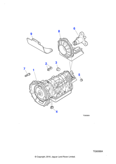 JLM20568 - Jaguar Gearbox extension housing
