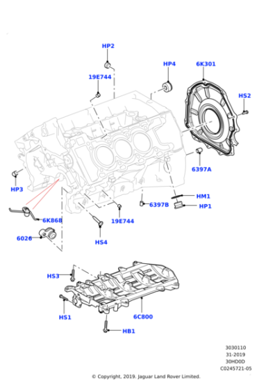 4640317 - Land Rover Plug - Water Drain