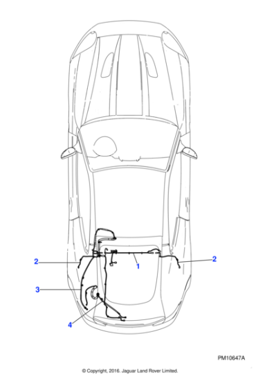 C2P13919 - Jaguar Harness link lead