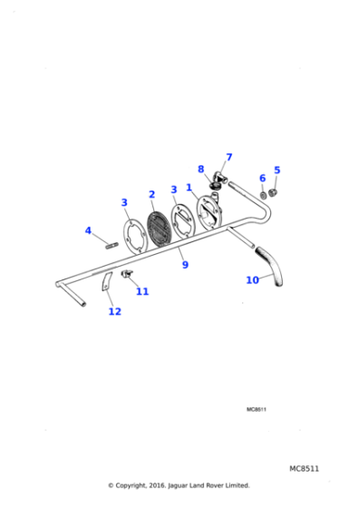 C37671 - Jaguar Support bracket