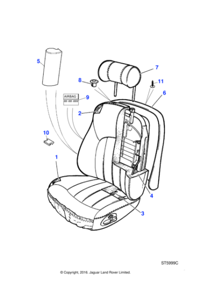 JET100009 - Jaguar Spring clip