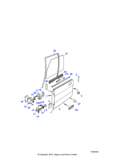 392745 - Land Rover Pad-anti rattle