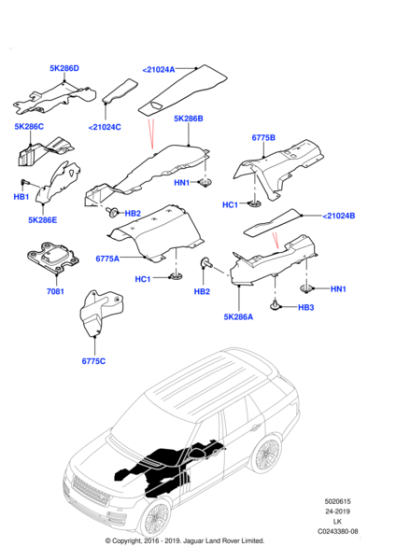 LR139286 - Land Rover Shield
