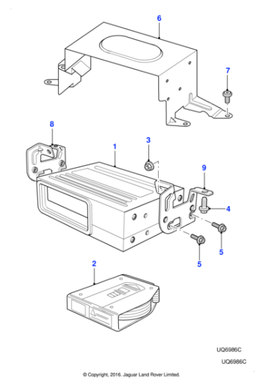 C2C18740 - Jaguar Compact disc autochanger