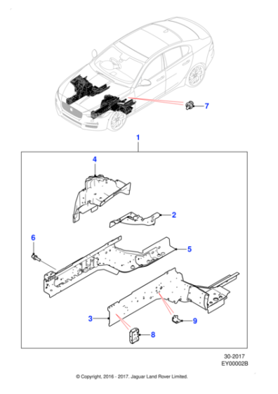 T2H48348 - Jaguar Suspension top mount