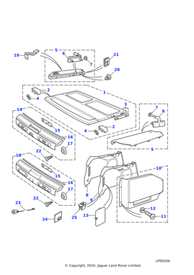 AB608044 - Land Rover Screw-self tapping