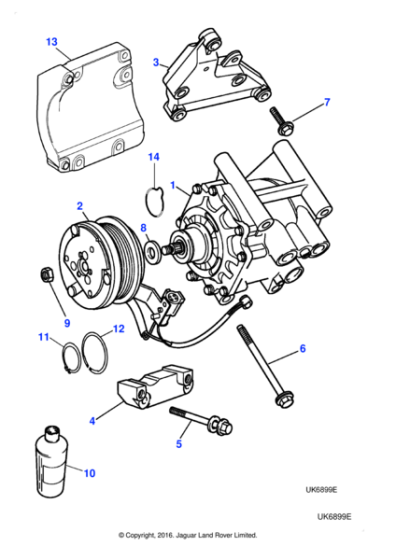 AJ812568E - Jaguar Compressor