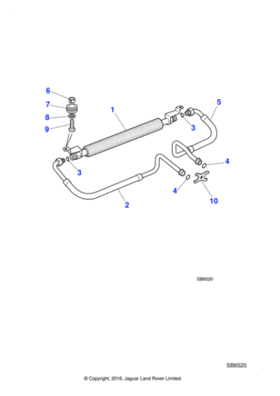 MNC7460AF - Jaguar Feed hose