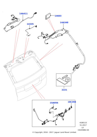 LR090172 - Land Rover Wiring