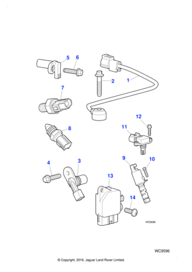 C2S11216 - Jaguar Pan head screw