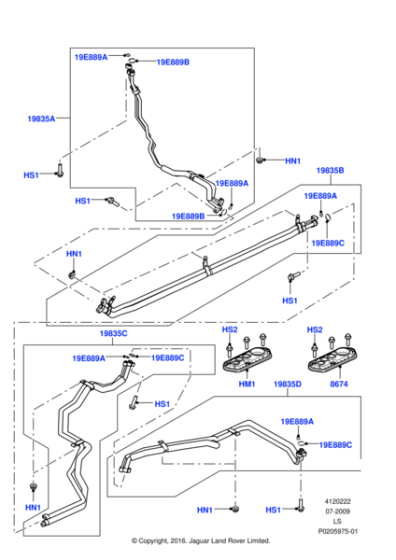 LR013853 - Land Rover Hose