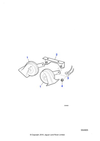 DBC4817 - Jaguar Horn