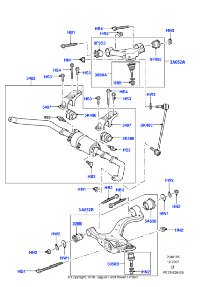 LR029304 - Land Rover Arm - Front Suspension