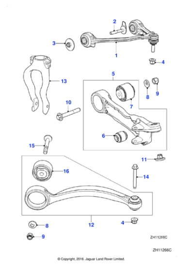 C2Z29117 - Jaguar Wishbone arm