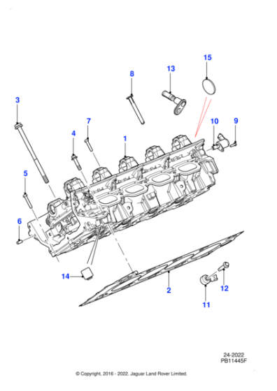 AJ810552 - Jaguar Screw