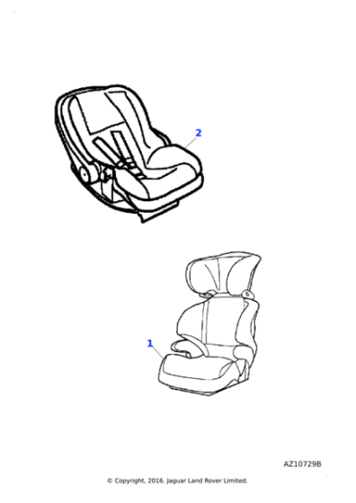 C2C25677 - Jaguar Child seat