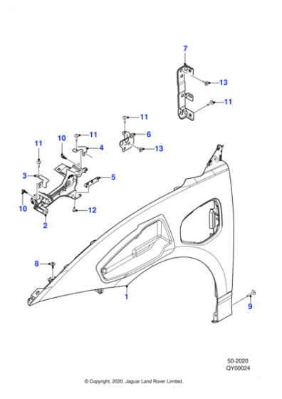 T4K10315 - Jaguar Bracket mounting