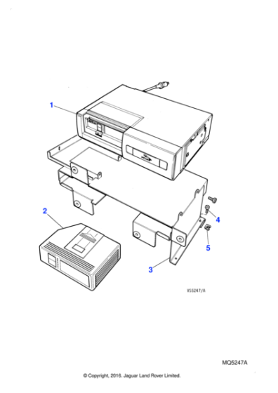 DAC10513 - Jaguar Autochanger mounting bracket