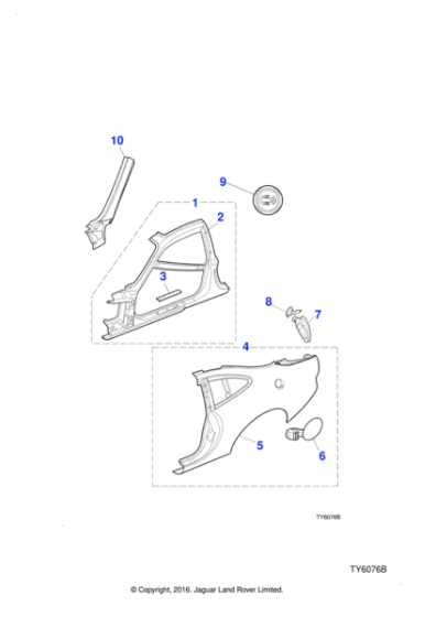 CAP225 - Jaguar Sill panel reinforcement