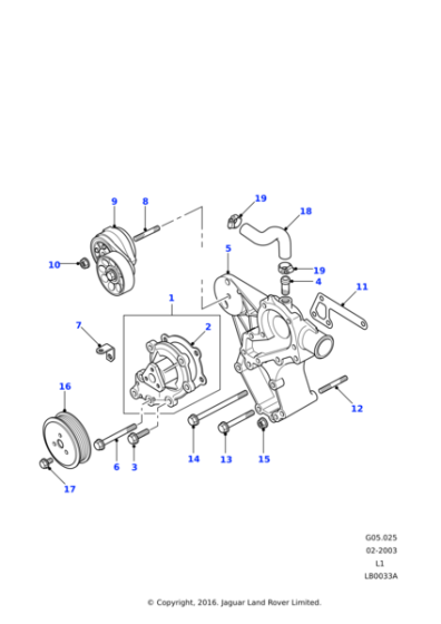 FS108127 - Land Rover Screw-flanged head