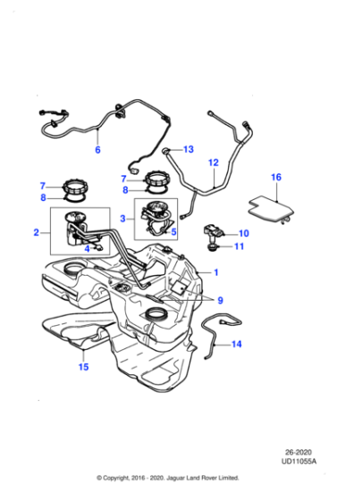 C2C22131 - Jaguar Fuel pump