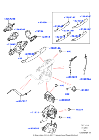 LR060922 - Land Rover Cable