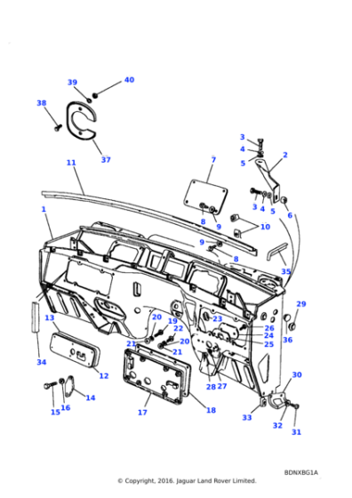 390385 - Land Rover Bracket