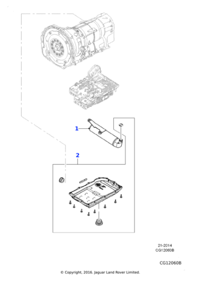 JDE36542 - Jaguar Hydraulic impulse storage system