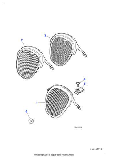 XR847244XXX - Jaguar Radiator grille