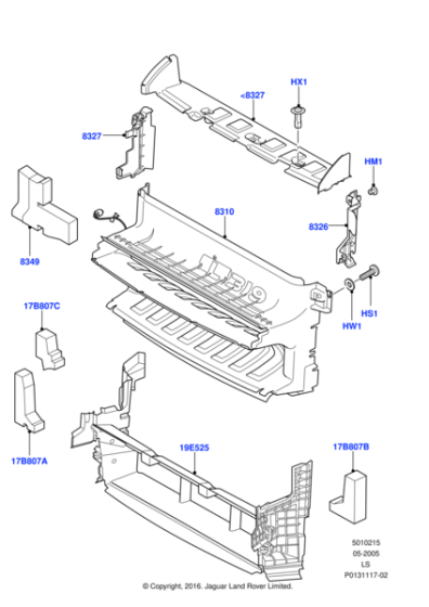 AZ610081 - Land Rover Screw