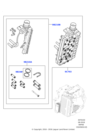 LR086166 - Land Rover VALVE - HYDRAULIC CONTROL UNIT