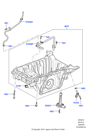 LR008876 - Land Rover Sensor - Engine Speed
