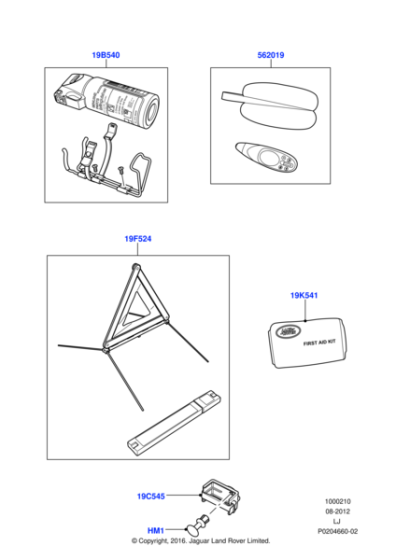 LR011177 - Land Rover Warning Triangle