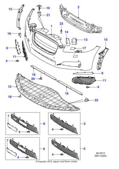 C2D13499 - Jaguar Deflector