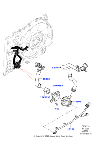 LR124990 - Land Rover Wire