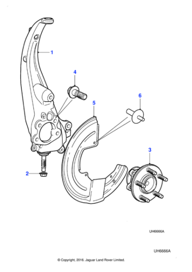 C2C36869 - Jaguar Disc shield
