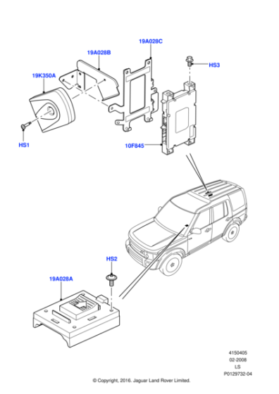 XVJ500460 - Land Rover Control - Mobile Phone
