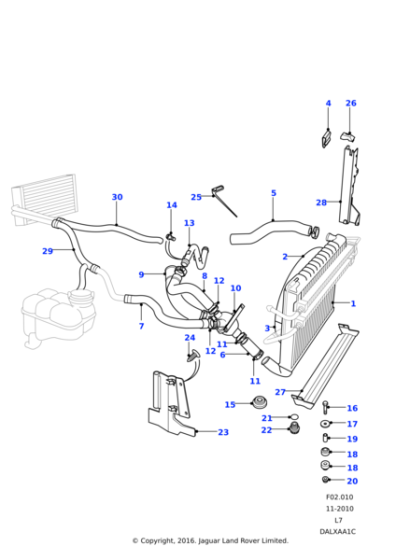 JHB100920 - Land Rover Hose