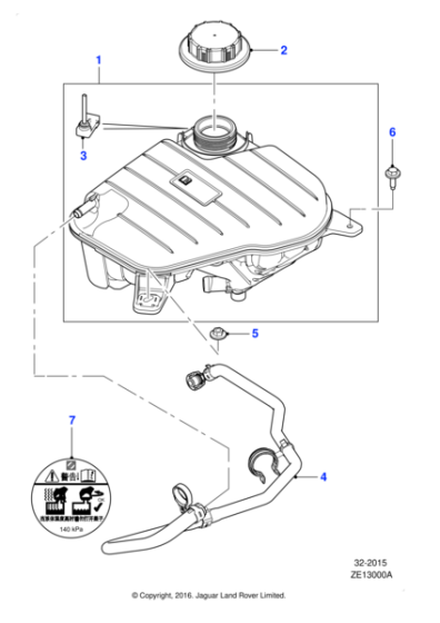 C2Z6566 - Jaguar Low coolant warning sensor