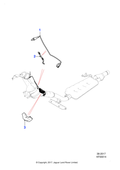 J9C22983 - Jaguar Oxygen sensor